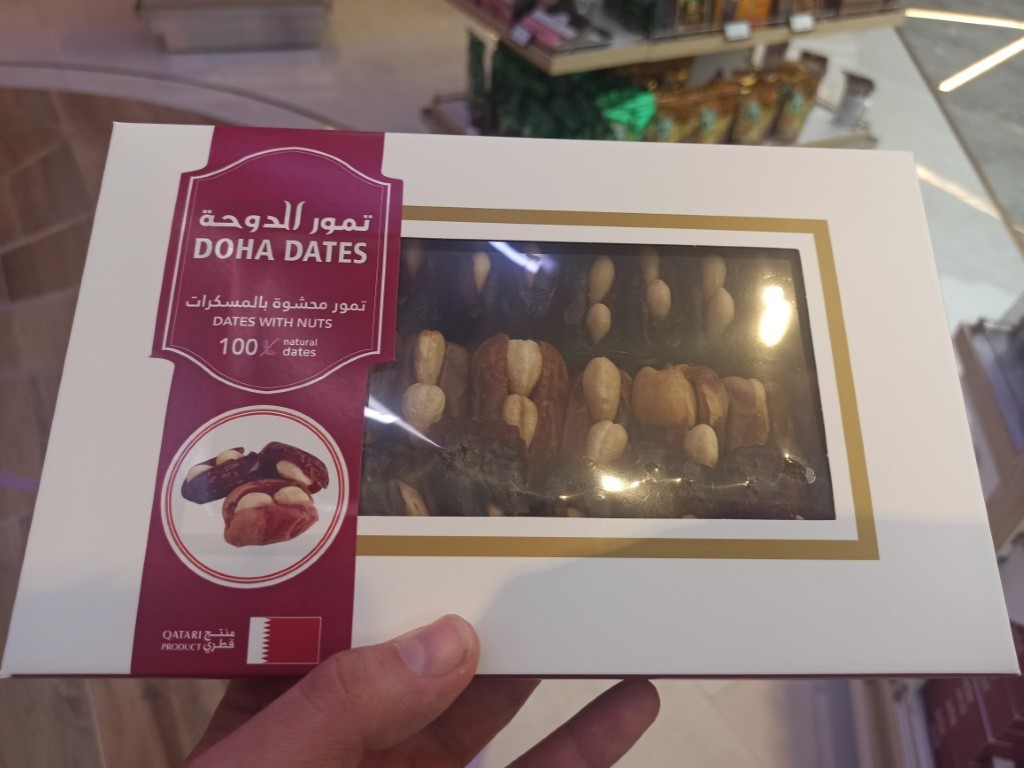 Doha dates with dried fruits and nuts