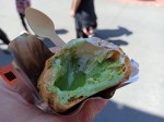 Ninenzaka and Sannenzaka matcha custard puffs in Kyoto's Best Old Streets