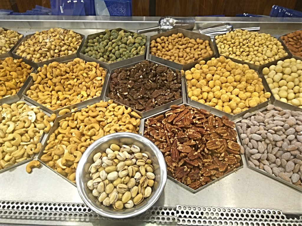 Dried nuts. Dried nuts.