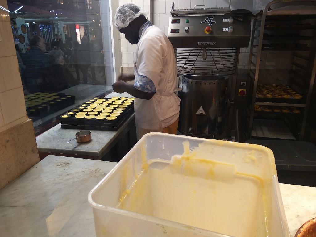 Pastéis de Nata (Pastéis de Belém) - custard.