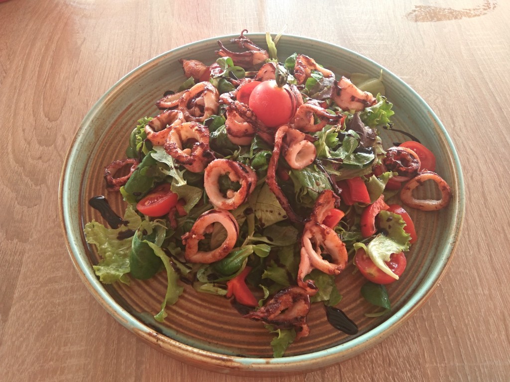 Grilled squid salad - Hvar – Jelsa