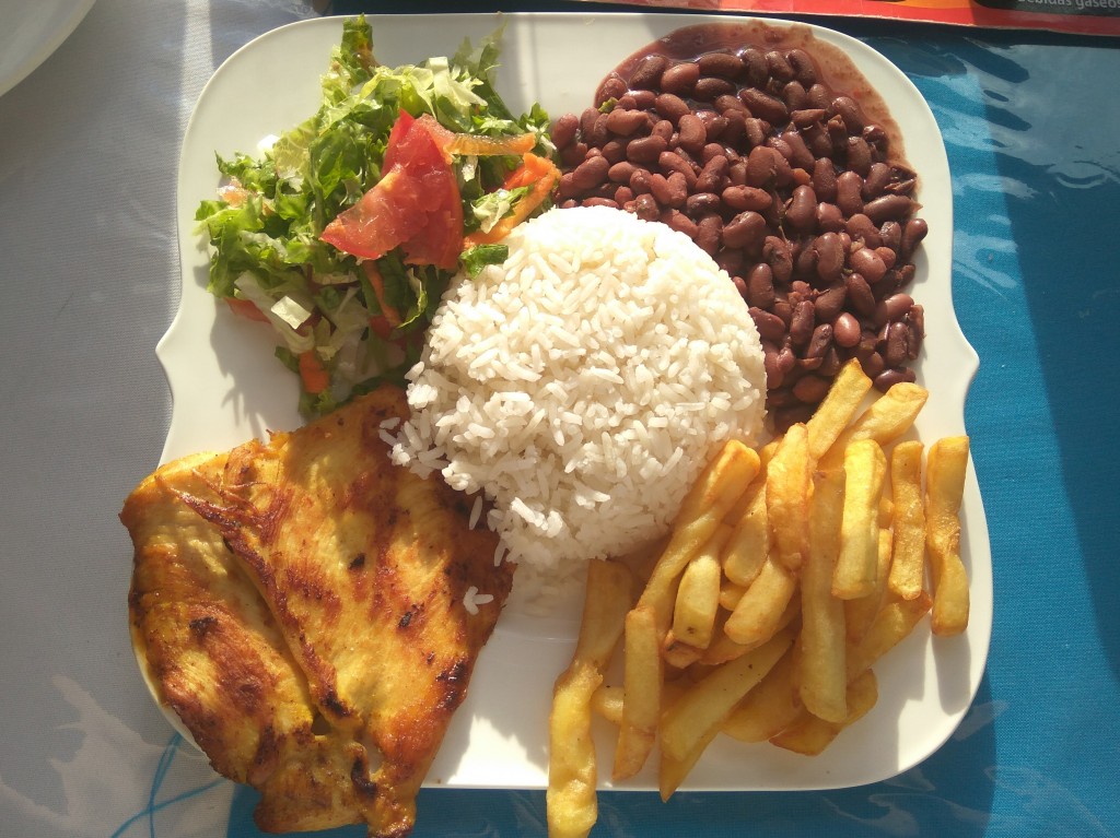 Casado with red beans - Costa Rica