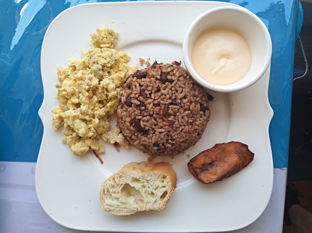 Desayuno ‘Tico’ style – a traditional Costa Rican breakfast