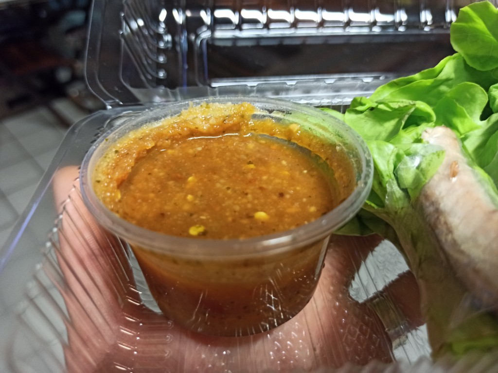 The sauce – Thai style homemade yellow seafood sauce The sauce – Thai style homemade yellow seafood sauce