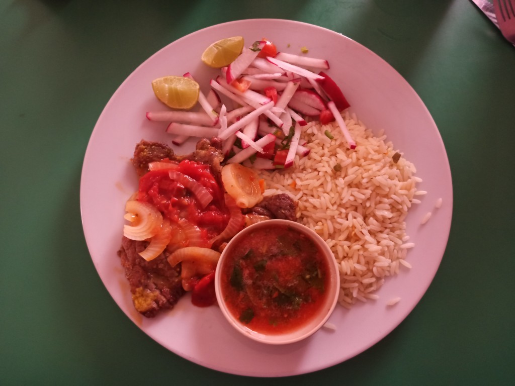 Pork with a chirmol sauce Pork with a chirmol sauce