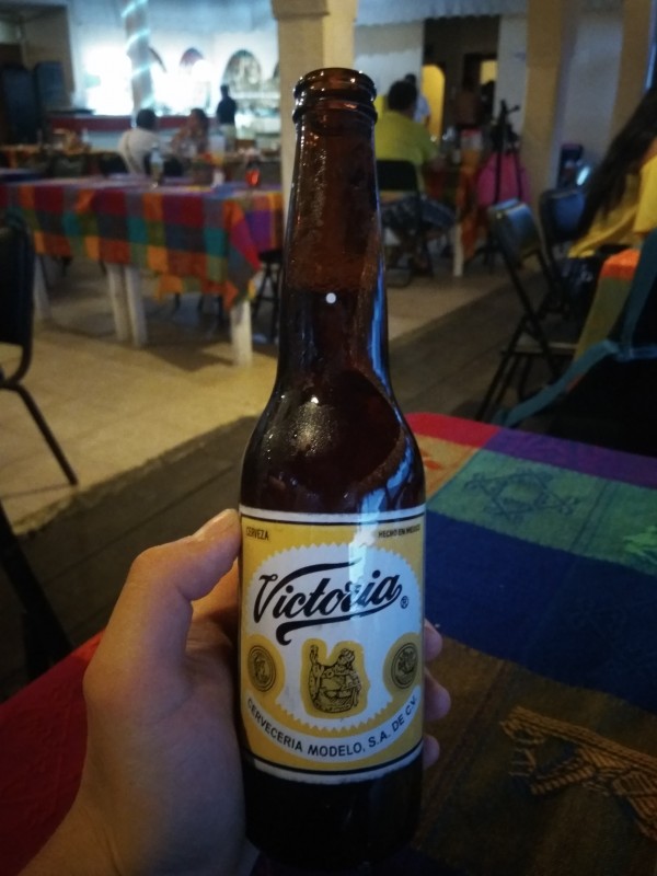 Victoria Negra beer.