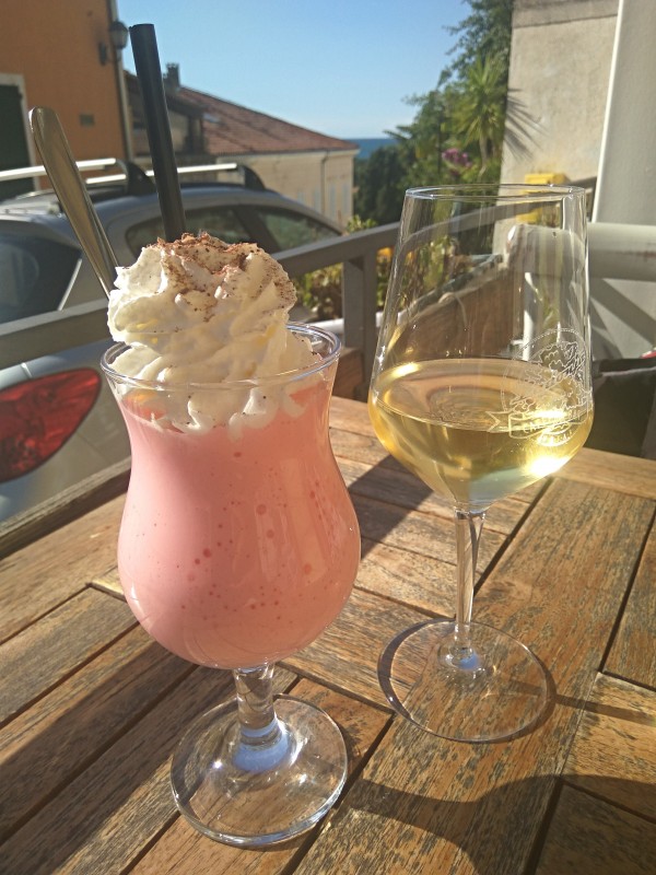 A strawberry shake - Vrsar, Istria